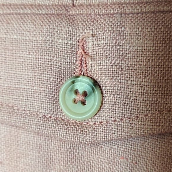 J. Crew Outfitters Vintage Mauvy Pink Linen High Rise Shorts - Picture 4 of 12